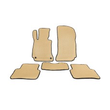 Килимки EVA (Бежевий) для Mercedes C-class W204 2007-2015рр