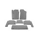 Коврики салона 3 ряда (EVA, Серый) для Nissan Patrol Y62 2010-2024 гг