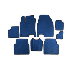 Килимки для -20252 (3 ряди, EVA, Синій) для Nissan Qashqai 2007-2010 рр
