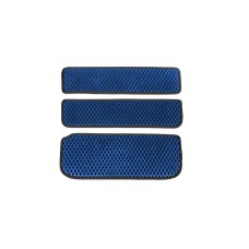 Килимки на пороги (3 шт, EVA, Синій) для Nissan Primastar 2002-2014 рр