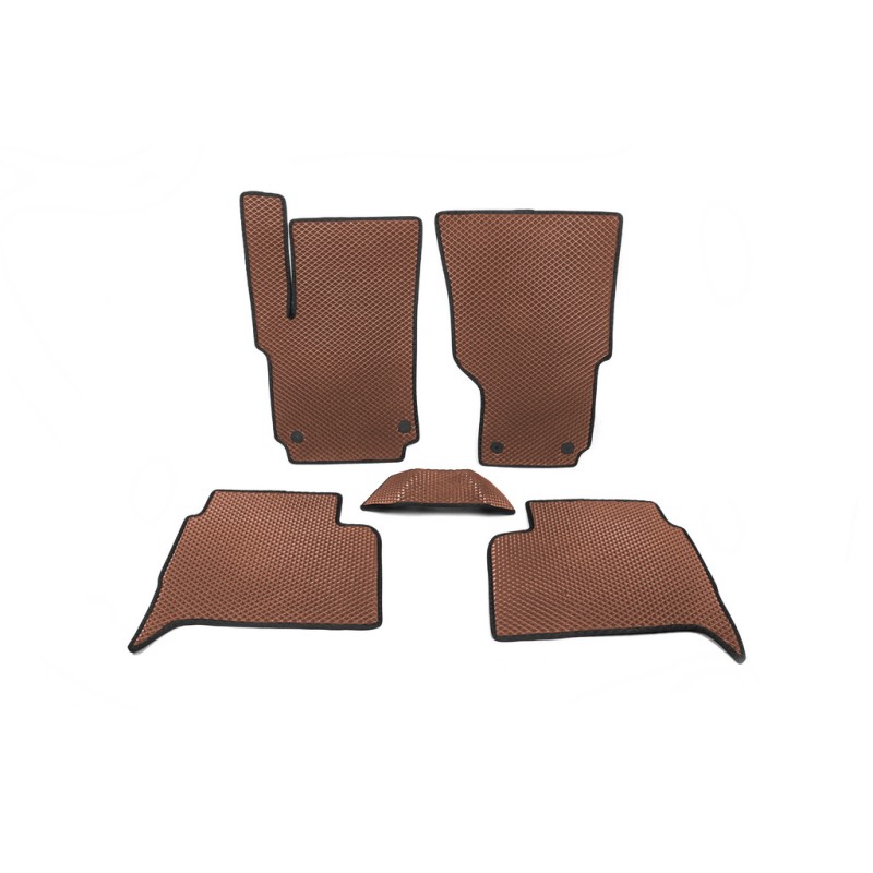 Коврики EVA (Коричневый) для Volkswagen Amarok 2010-2022 гг