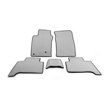 Килимки EVA (2 ряди, Сірий) для Toyota Land Cruiser Prado 120