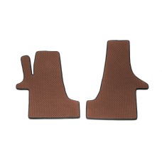 Килимки EVA (Коричневий, передні, для 2-20251) для Volkswagen T5 Transporter 2003-2010 рр