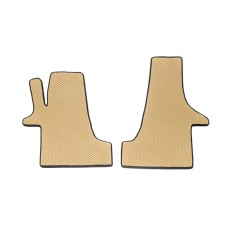 Коврики EVA (Бежевый, передние, для 2-20251) для Volkswagen T5 Multivan 2003-2010 гг