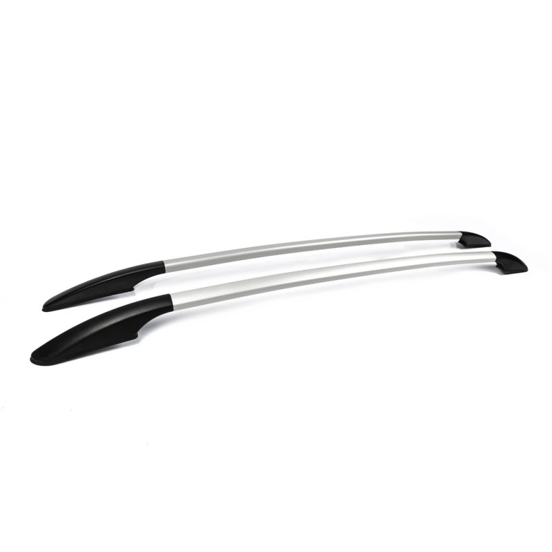 Рейлінги OmsaLine Solid (2 шт, сірі) для Peugeot 3008 2016-2023 рр