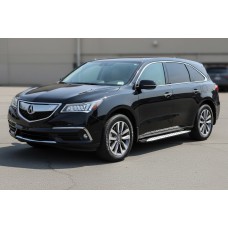Бокові пороги Shining V1 (2 шт., Алюміній) для Acura MDX 2013-2020 рр