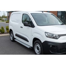 Бокові пороги Maya V2 (2 шт., алюміній) Довга база для Fiat Doblo III 2023- рр