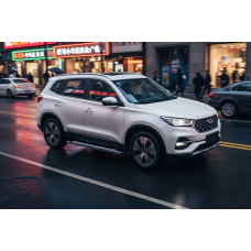 Бокові пороги Rainbow (2 шт., алюміній) для Chery Tiggo 7 2020- рр