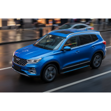 Боковые Подножки Maya Blue (2 шт., Алюминий) для Chery Tiggo 7 2020- гг