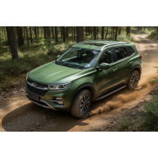 Боковые Подножки Maya V1 (2 шт., Алюминий) для Chery Tiggo 7 2020- гг