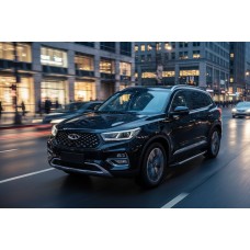 Боковые Подножки Duru (2 шт., Алюминий) для Chery Tiggo 7 2020- гг