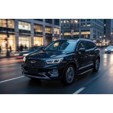 Боковые Подножки Duru (2 шт., Алюминий) для Chery Tiggo 7 2020- гг