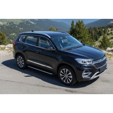Боковые Подножки Fullmond (2 шт., Алюминий) для Chery Tiggo 8 2017- гг