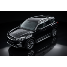 Бокові пороги New Vision Black (2 шт., алюміній) для Chery Tiggo 8 2017- рр
