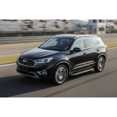 Боковые Подножки Duru (2 шт., Алюминий) для Chery Tiggo 8 2017- гг