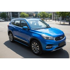 Боковые Подножки Maya Blue (2 шт., Алюминий) для Chery Tiggo 8 2017- гг
