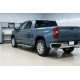 Боковые пороги Allmond Grey (2 шт., алюминий) для Chevrolet Silverado 2019- гг