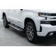Боковые Подножки Sunrise (2 шт., Алюминий) для Chevrolet Silverado 2019- гг