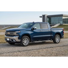 Бокові пороги RedLine V1 (2 шт., алюміній) для Chevrolet Silverado 2019- рр