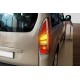 Накладка на стопи (2 шт, нерж) Carmos для Peugeot Partner Tepee 2008-2018 рр Накладка на стопи (2 шт, нерж) Carmos для Peugeot Partner Tepee 2008-2018 рр