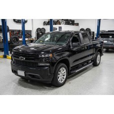 Бокові пороги Duru (2 шт., алюміній) для Chevrolet Silverado 2019- рр