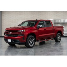 Бокові пороги Maya Red (2 шт., алюміній) для Chevrolet Silverado 2019- рр