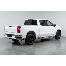 Бокові пороги Rainbow (2 шт., алюміній) для Chevrolet Silverado 2019- рр