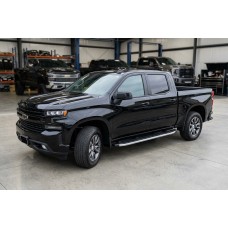 Бокові пороги Fullmond (2 шт., алюміній) для Chevrolet Silverado 2019- рр
