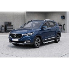 Бокові пороги Maya V2 (2 шт., Алюміній) для MG ZS 2017-2024 рр