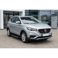 Бокові пороги Duru (2 шт., Алюміній) для MG ZS 2017-2024 рр