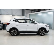 Бокові пороги BlackLine (2 шт., Алюміній) для MG ZS 2017-2024 рр