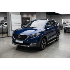 Бокові пороги Fullmond (2 шт., Алюміній) для MG ZS 2017-2024 рр