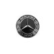 Заглушка вместо эмблемы на капот Mercedes (черная, 57мм) для Тюнинг Mercedes
