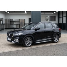 Бокові пороги Allmond Grey (2 шт., Алюміній) для MG HS 2018- рр