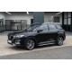 Боковые пороги Allmond Grey (2 шт., алюминий) для MG HS 2018- гг
