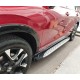Бокові пороги Shining V1(2 шт., Алюміній) для Honda eNP1