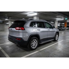 Бокові пороги Maydos V2 (2 шт., Алюміній) для Jeep Cherokee KL 2013- рр