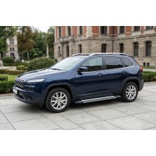 Бокові пороги Rainbow (2 шт., Алюміній) для Jeep Cherokee KL 2013- рр