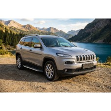 Бокові пороги Duru (2 шт., Алюміній) для Jeep Cherokee KL 2013- рр