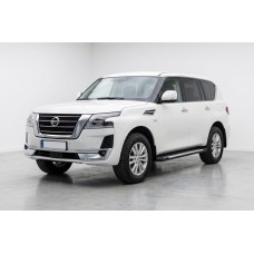 Бокові пороги Line (2 шт., Алюміній) для Nissan Armada 2016-2024 рр