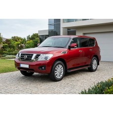 Бокові пороги Maya Red (2 шт., Алюміній) для Nissan Armada 2016-2024 рр
