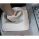 Чехол КПП (кожа) (серый) для Renault Kangoo 2008-2020 гг