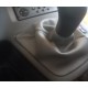 Чехол КПП (кожа) (серый) для Renault Kangoo 2008-2020 гг