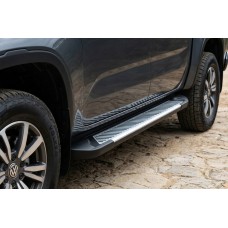 Бокові пороги Line (2 шт., Алюміній) для Volkswagen Amarok 2022- рр