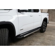 Бокові пороги RedLine V1 (2 шт., Алюміній) для Volkswagen Amarok 2022- рр