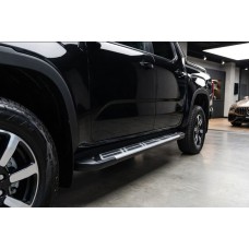 Бокові пороги Sunrise (2 шт., Алюміній) для Volkswagen Amarok 2022- рр