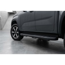 Бокові пороги Bosphore Black (2 шт., Алюміній) для Volkswagen Amarok 2022- рр