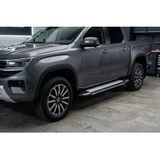 Бокові пороги Rainbow (2 шт., Алюміній) для Volkswagen Amarok 2022- рр