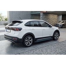 Боковые Подножки Maya Blue (2 шт., Алюминий) для Volkswagen Taigo 2020- гг
