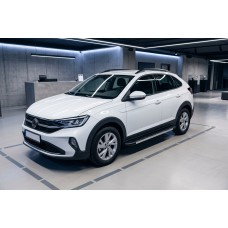 Боковые Подножки Duru (2 шт., Алюминий) для Volkswagen Taigo 2020- гг